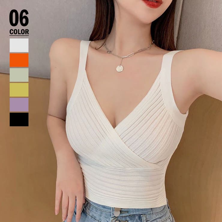 ニットタンクトップ トップス ショート丈 | SUNSHINE CLOSET | 詳細画像1 