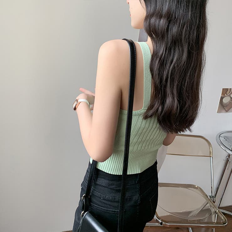 ニットタンクトップ トップス ショート丈 | SUNSHINE CLOSET | 詳細画像10 