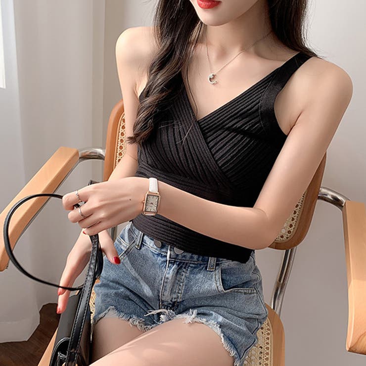 ニットタンクトップ トップス ショート丈 | SUNSHINE CLOSET | 詳細画像5 