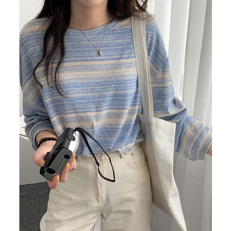 Tシャツ 韓国風 カットソートップス春秋 | SUNSHINE CLOSET | 詳細画像1 