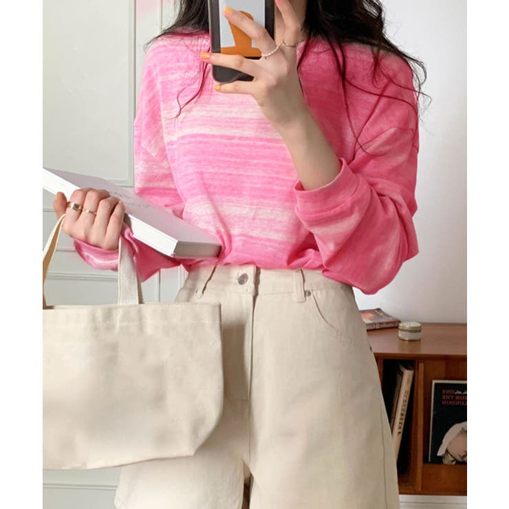 Tシャツ 韓国風 カットソートップス春秋 | SUNSHINE CLOSET | 詳細画像9 
