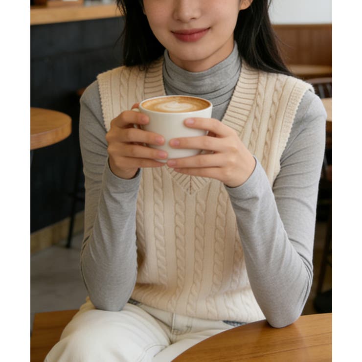 体型カバー レイヤードベスト レディース | SUNSHINE CLOSET | 詳細画像10 