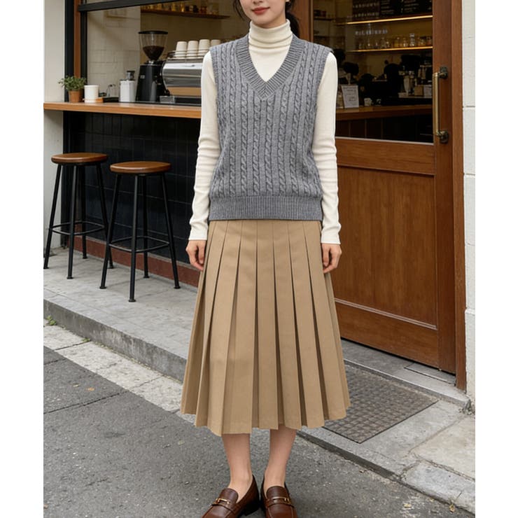 体型カバー レイヤードベスト レディース | SUNSHINE CLOSET | 詳細画像14 