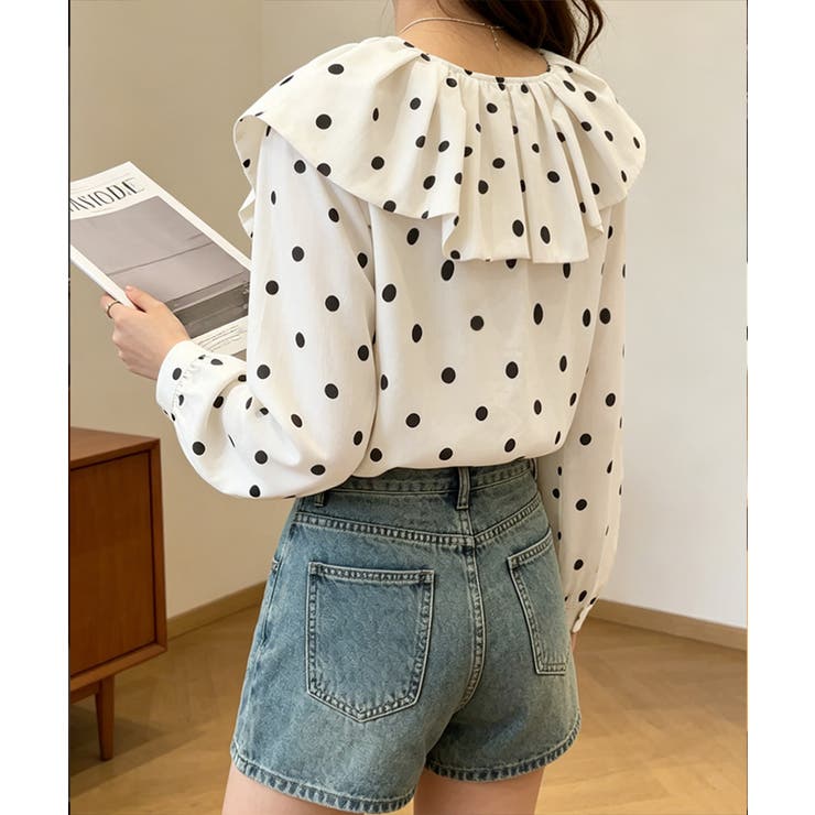 レディース フリルカラー 長袖トップス | SUNSHINE CLOSET | 詳細画像3 