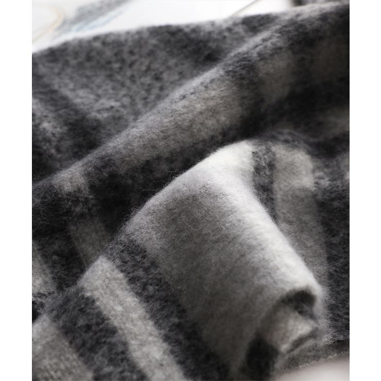 フリンジマフラー大判ストールリバーシブル | SUNSHINE CLOSET | 詳細画像10 