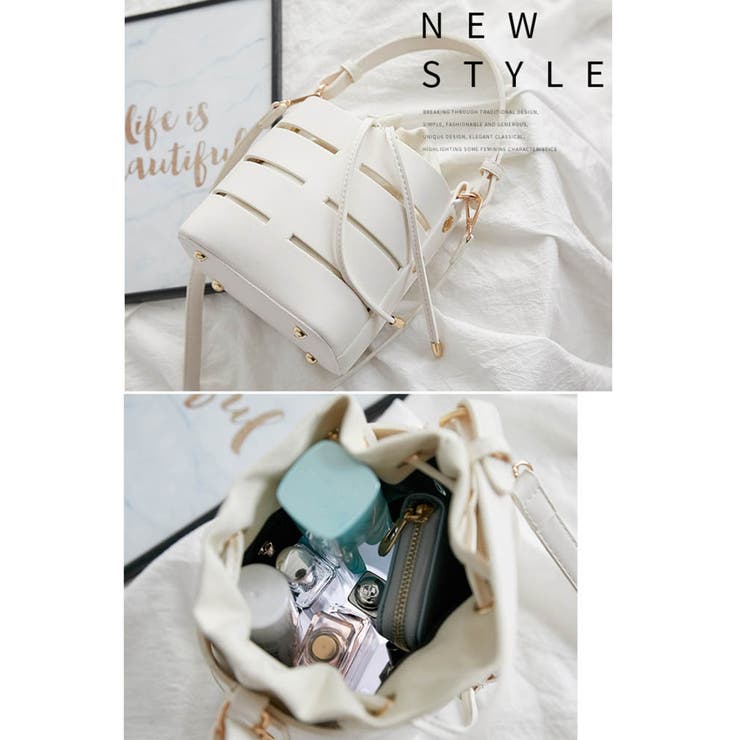 バケツ型 トートバッグ 透かし | SUNSHINE CLOSET | 詳細画像7 