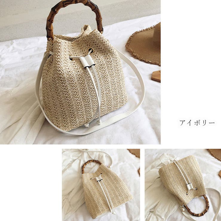 巾着かごバッグ トートバッグ 2WAY | SUNSHINE CLOSET | 詳細画像7 