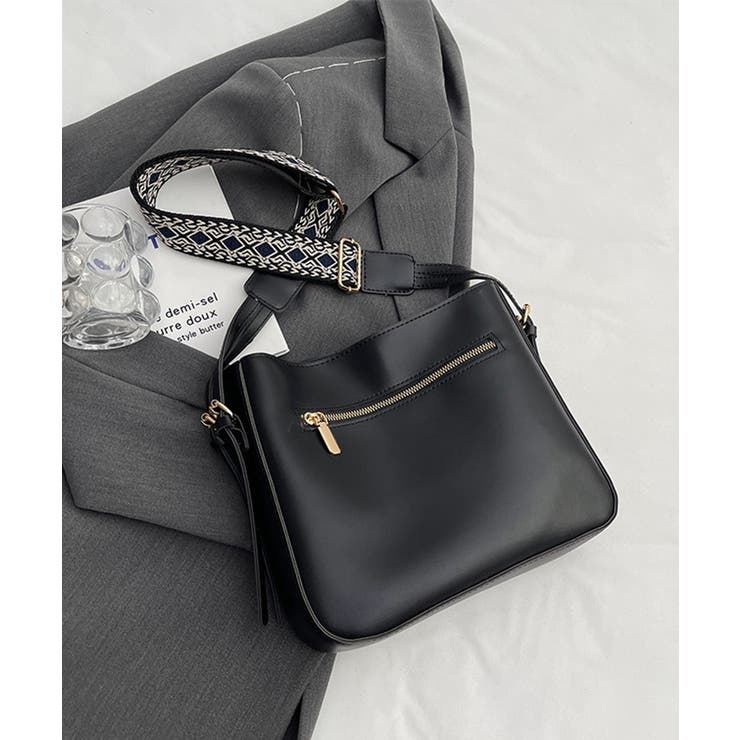 スクエアショルダーバッグ PUレーザー鞄 | SUNSHINE CLOSET | 詳細画像14 