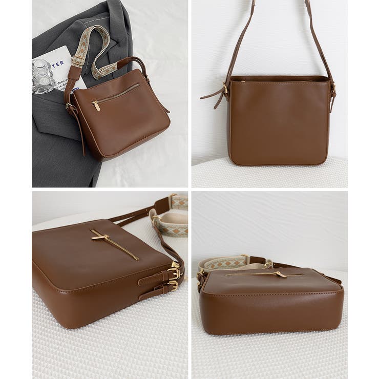 スクエアショルダーバッグ PUレーザー鞄 | SUNSHINE CLOSET | 詳細画像19 