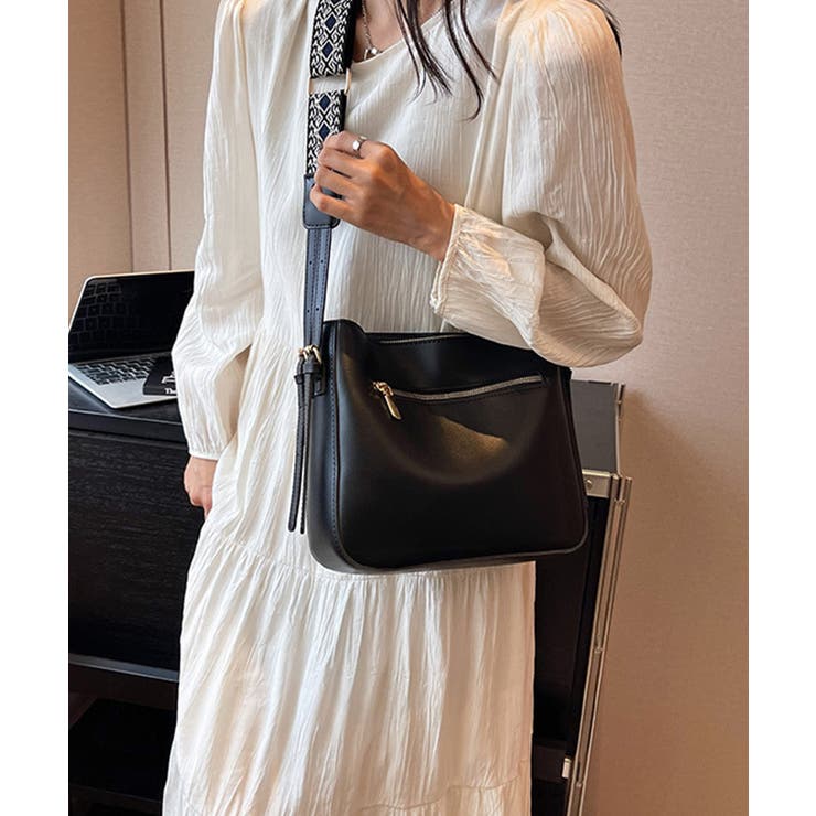 スクエアショルダーバッグ PUレーザー鞄 | SUNSHINE CLOSET | 詳細画像4 