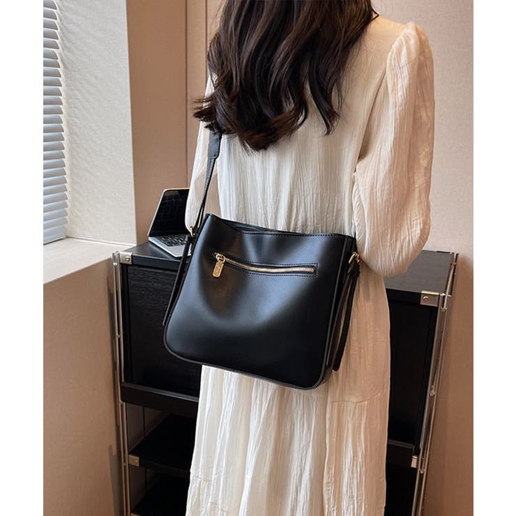 スクエアショルダーバッグ PUレーザー鞄 | SUNSHINE CLOSET | 詳細画像5 