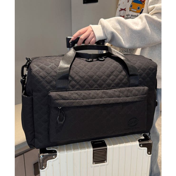 ボストンバッグキルティング修学旅行カバン[品番：AGCW0006388