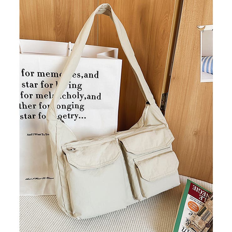 ショルダーバッグ 肩掛けナイロン鞄 軽量 | SUNSHINE CLOSET | 詳細画像13 