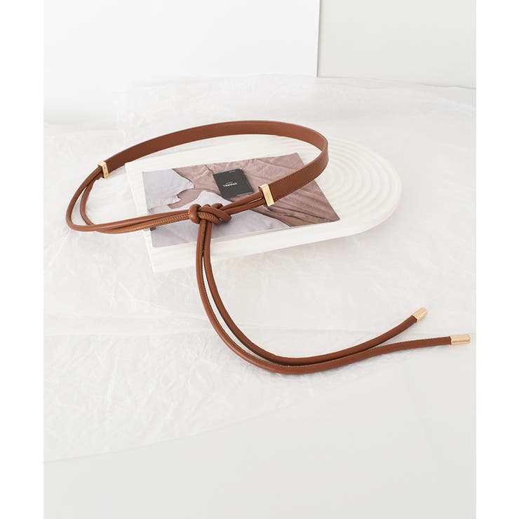 細ベルト ウエストマーク合皮ロープベルト | SUNSHINE CLOSET | 詳細画像10 