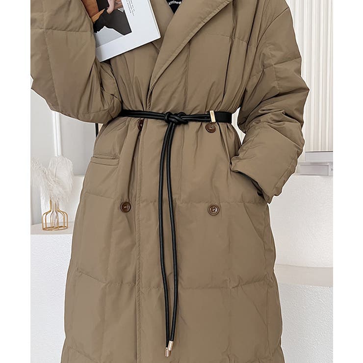 細ベルト ウエストマーク合皮ロープベルト | SUNSHINE CLOSET | 詳細画像4 