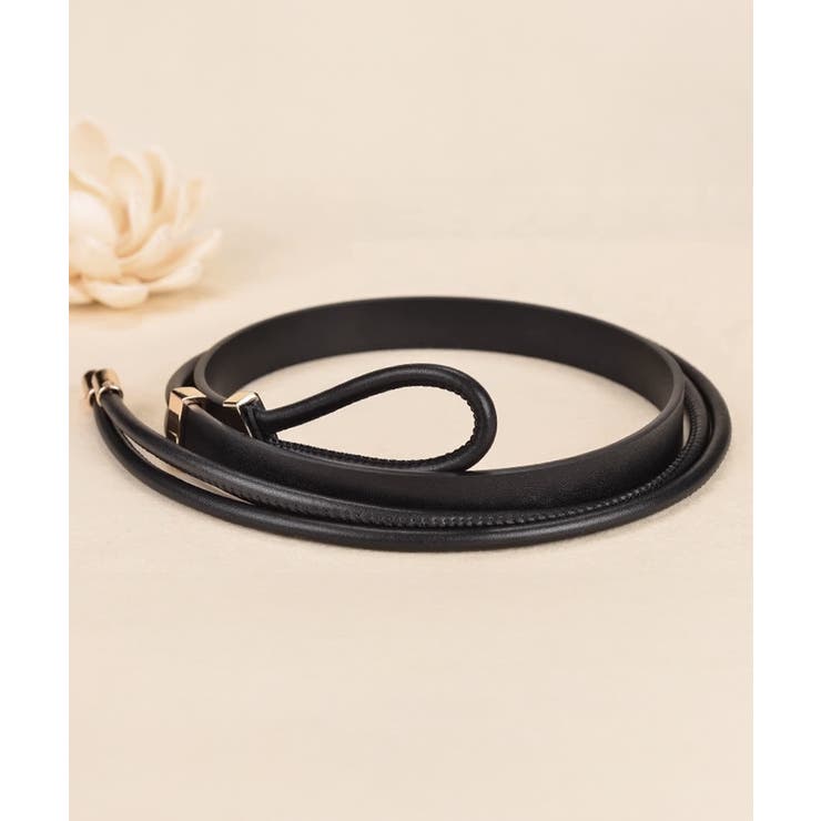 細ベルト ウエストマーク合皮ロープベルト | SUNSHINE CLOSET | 詳細画像6 