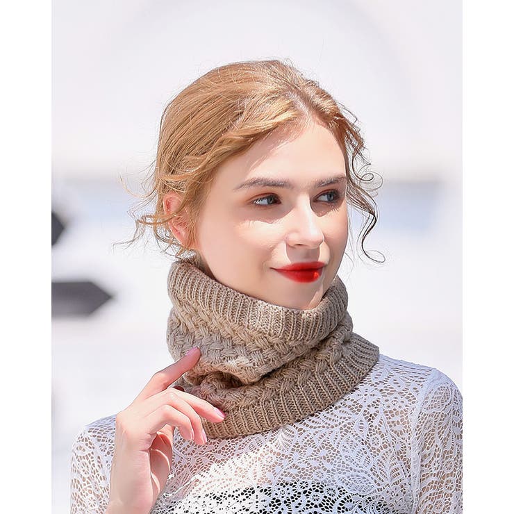 モカ | マフラー ニット ふわふわ | SUNSHINE CLOSET