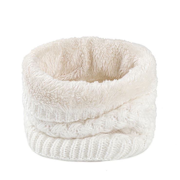 ホワイト | マフラー ニット ふわふわ | SUNSHINE CLOSET