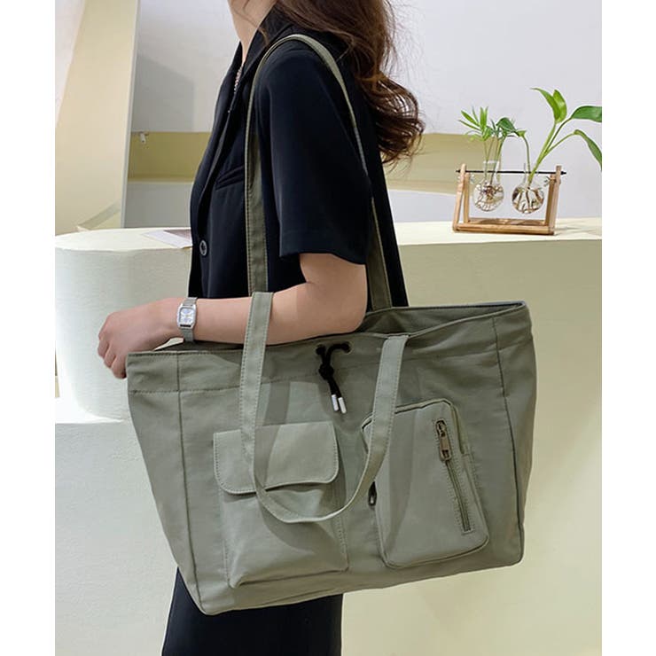 ナイロン巾着バッグ トートバッグ 大容量 | SUNSHINE CLOSET | 詳細画像10 