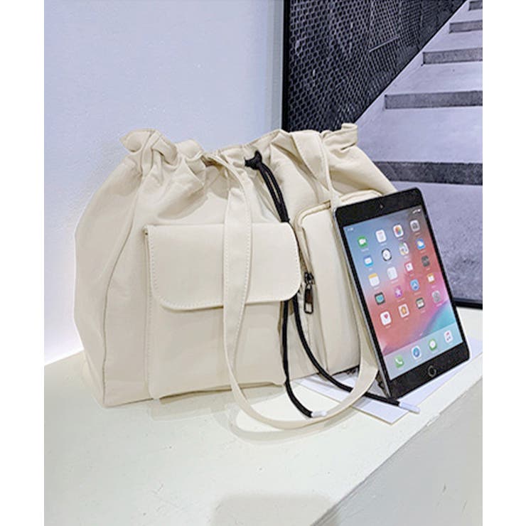 ナイロン巾着バッグ トートバッグ 大容量 | SUNSHINE CLOSET | 詳細画像3 