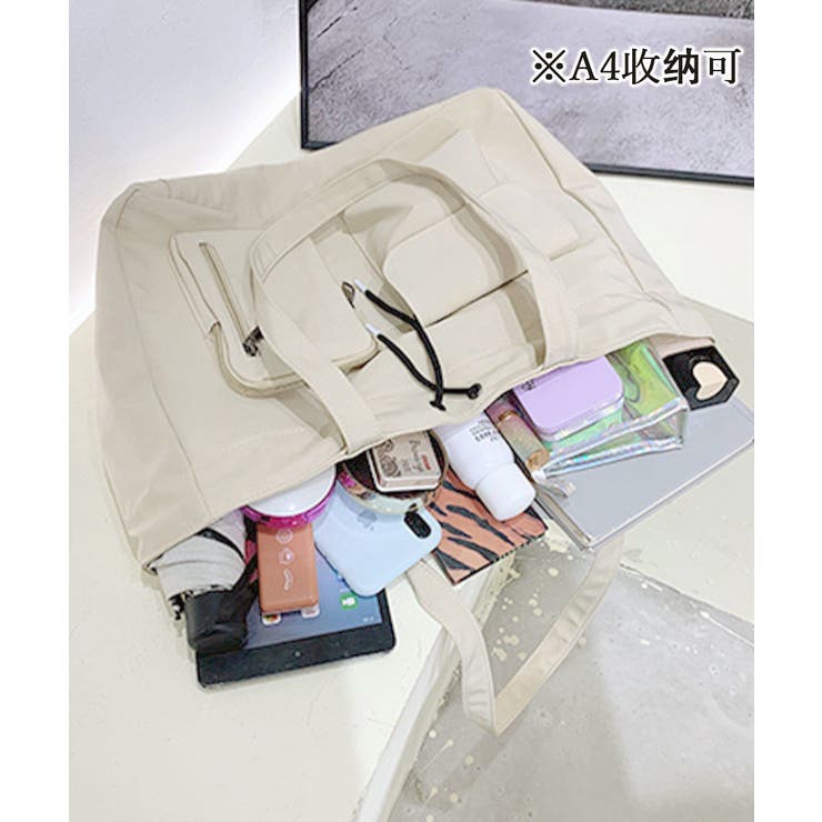 ナイロン巾着バッグ トートバッグ 大容量 | SUNSHINE CLOSET | 詳細画像4 