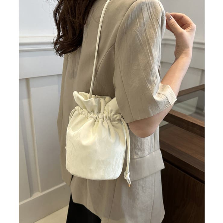 ミニショルダーバッグ 斜め掛け巾着バッグ | SUNSHINE CLOSET | 詳細画像12 