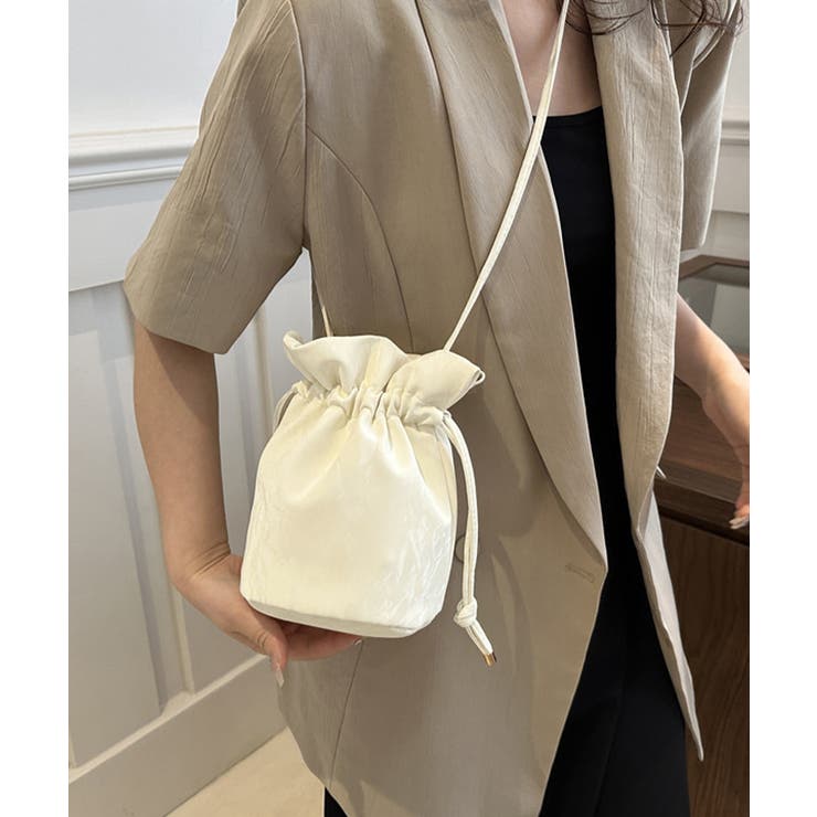 ミニショルダーバッグ 斜め掛け巾着バッグ | SUNSHINE CLOSET | 詳細画像13 