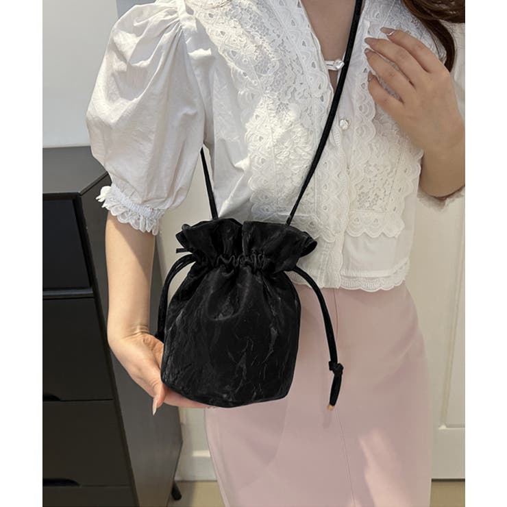 ミニショルダーバッグ 斜め掛け巾着バッグ | SUNSHINE CLOSET | 詳細画像3 