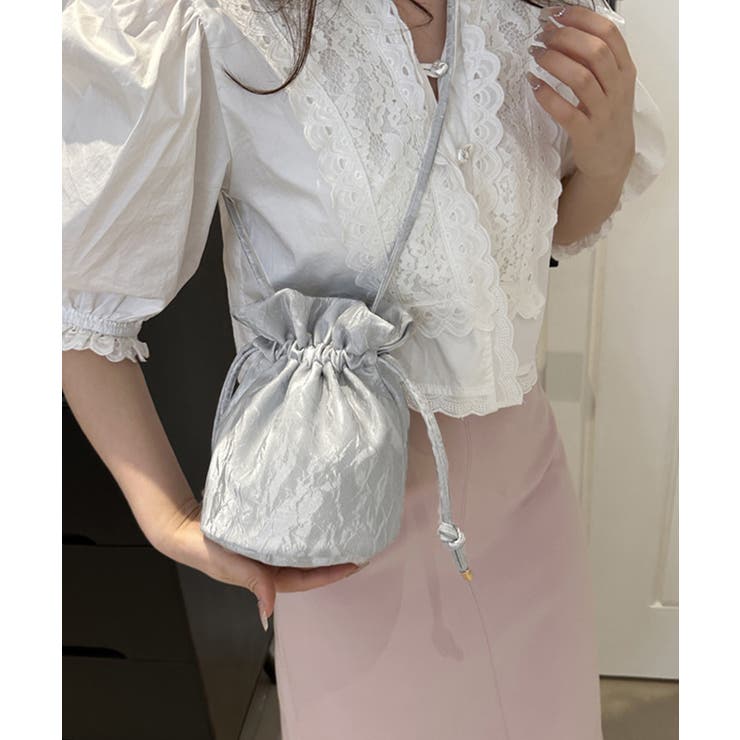 ミニショルダーバッグ 斜め掛け巾着バッグ | SUNSHINE CLOSET | 詳細画像6 