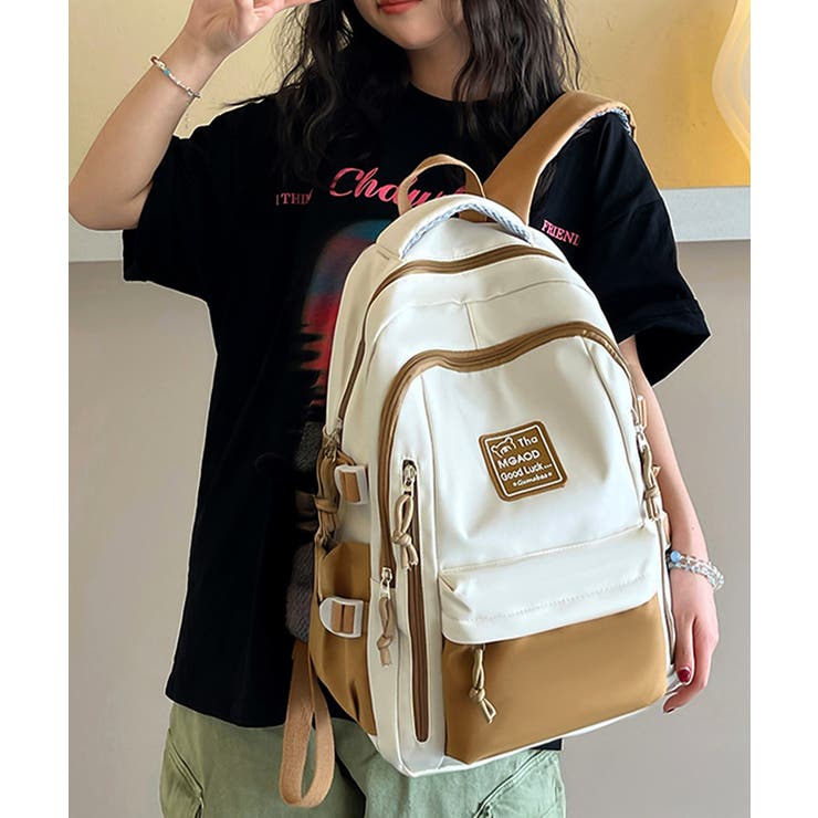 リュックバッグレディース 肩掛けバッグユニセックス 軽量マザーズリュック | SUNSHINE CLOSET | 詳細画像7 