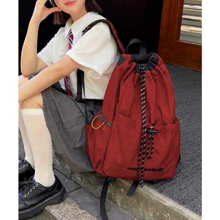 韓国風アウトドアナイロンバッグ軽量通勤通学リュックサック カジュアルナップサック… | SUNSHINE CLOSET | 詳細画像20 