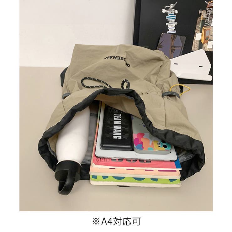 韓国風アウトドアナイロンバッグ軽量通勤通学リュックサック カジュアルナップサック… | SUNSHINE CLOSET | 詳細画像24 