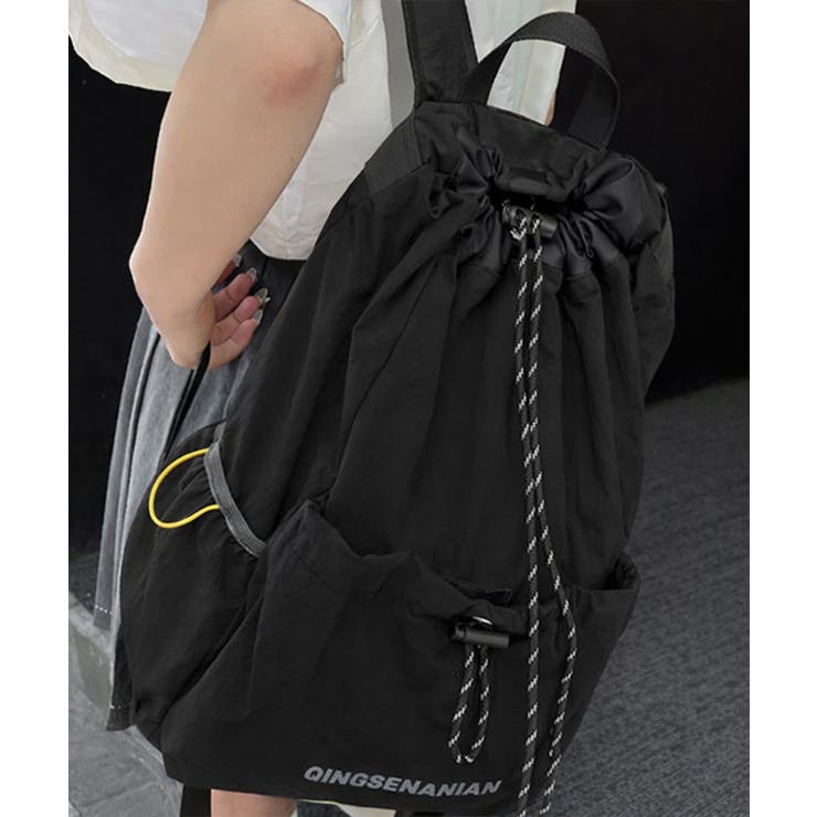 韓国風アウトドアナイロンバッグ軽量通勤通学リュックサック カジュアルナップサック… | SUNSHINE CLOSET | 詳細画像8 