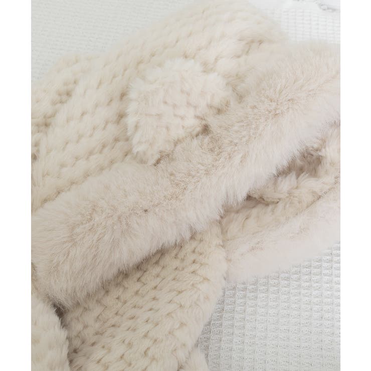 くま耳ニット帽子 マフラー 手袋 一体型 | SUNSHINE CLOSET | 詳細画像20 