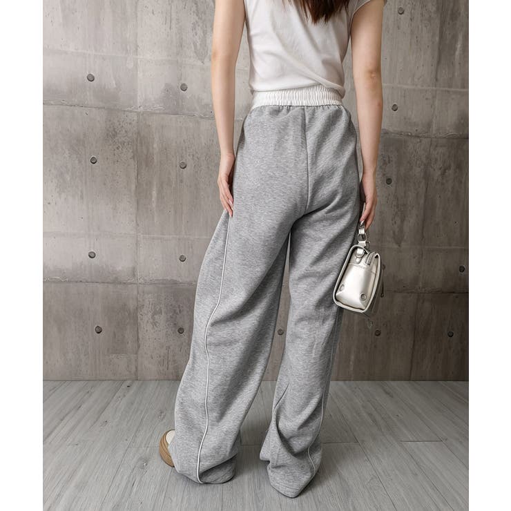 レディースサイドラインルーズパンツ Y2Kイージーパンツ ヒップホップダンス衣装 | SUNSHINE CLOSET | 詳細画像15 