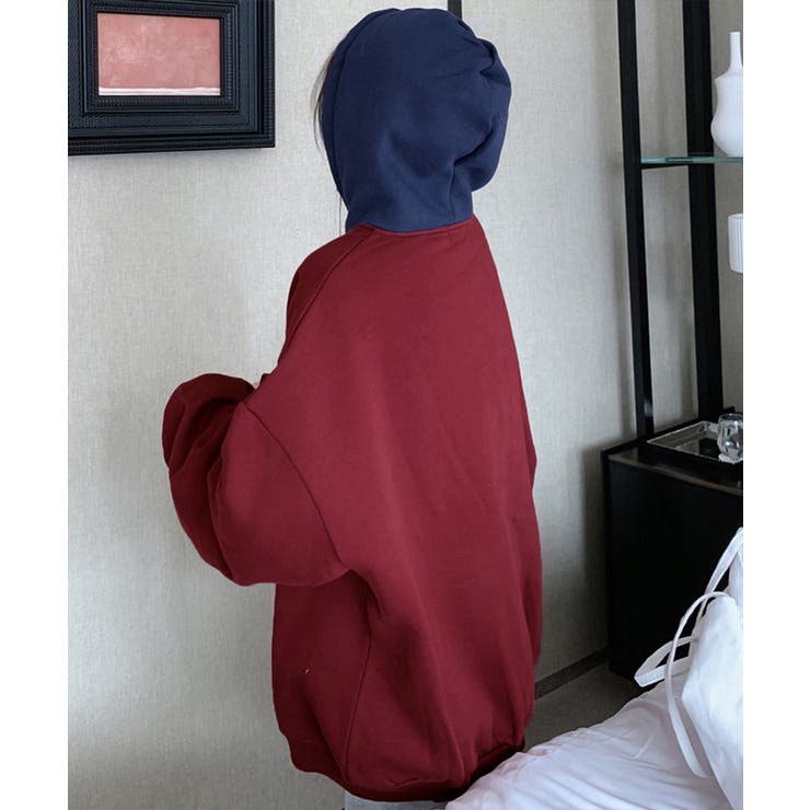 BF風パーカー ゆったり裏起毛フーディー | SUNSHINE CLOSET | 詳細画像9 