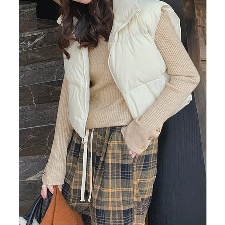 モックネック ニットトップス 長袖秋冬服 | SUNSHINE CLOSET | 詳細画像3 