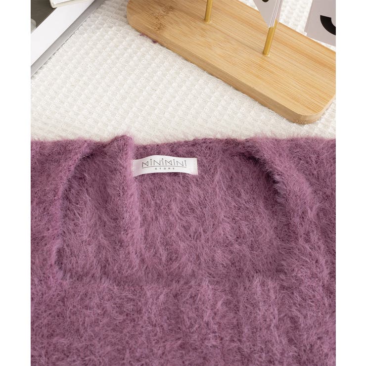 ショート丈 シャギーニットトップス韓国風 | SUNSHINE CLOSET | 詳細画像21 