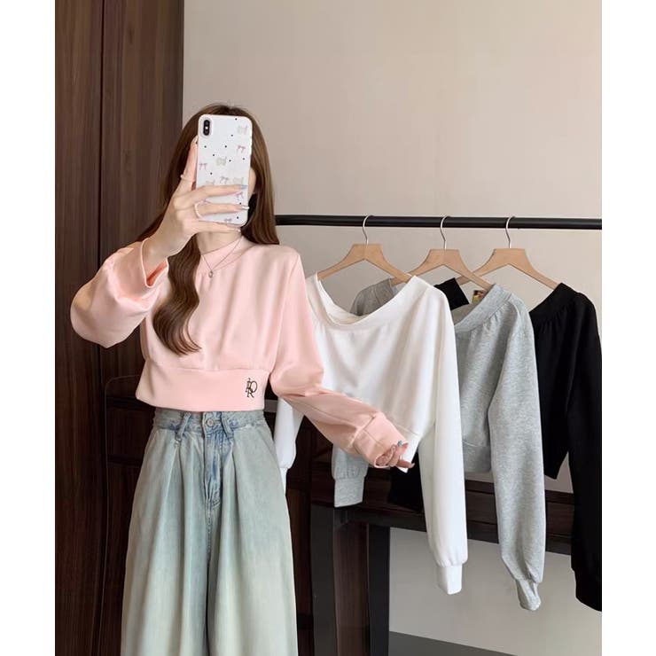 オフショルスウェット 肩見せ トレーナー | SUNSHINE CLOSET | 詳細画像15 