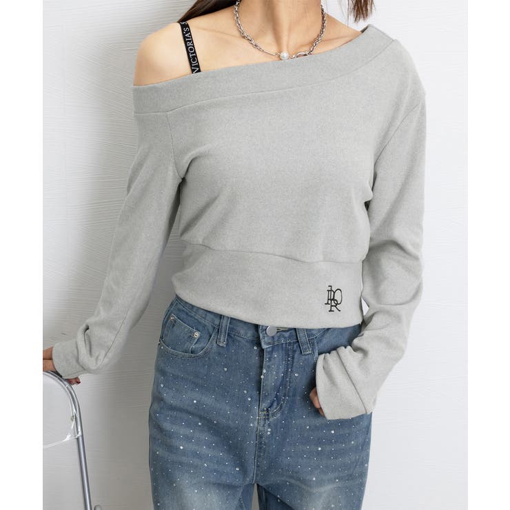 オフショルスウェット 肩見せ トレーナー | SUNSHINE CLOSET | 詳細画像16 