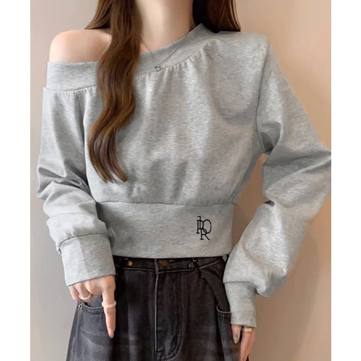 オフショルスウェット 肩見せ トレーナー | SUNSHINE CLOSET | 詳細画像4 