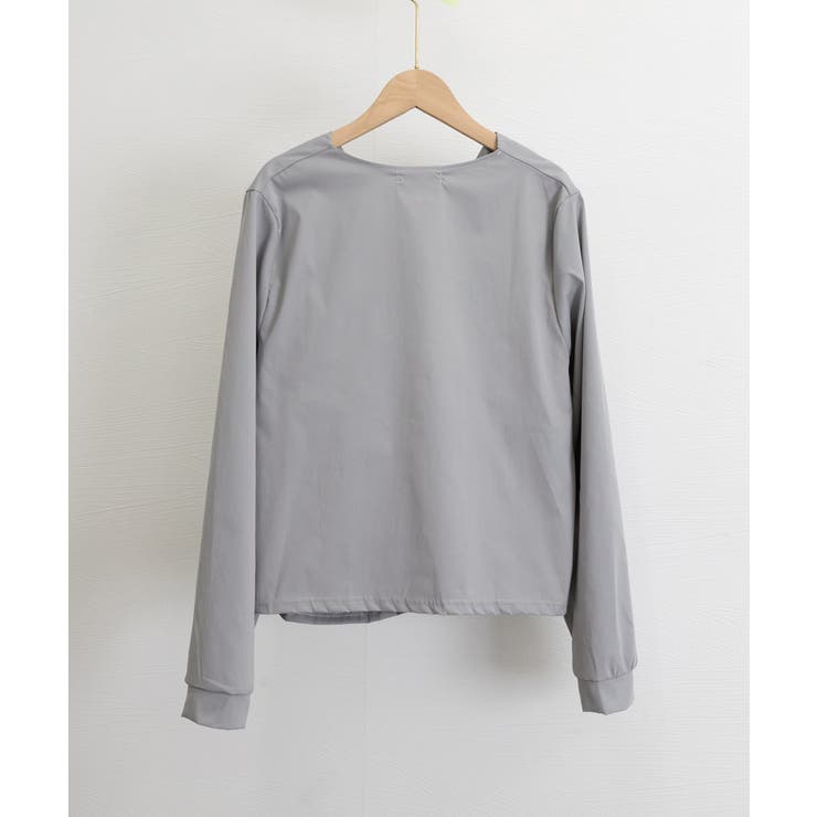 フロントねじり シャツブラウス Vネック | SUNSHINE CLOSET | 詳細画像18 