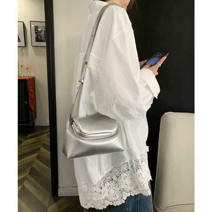 レース切替シャツブラウス長袖シャツ韓国風 | SUNSHINE CLOSET | 詳細画像3 