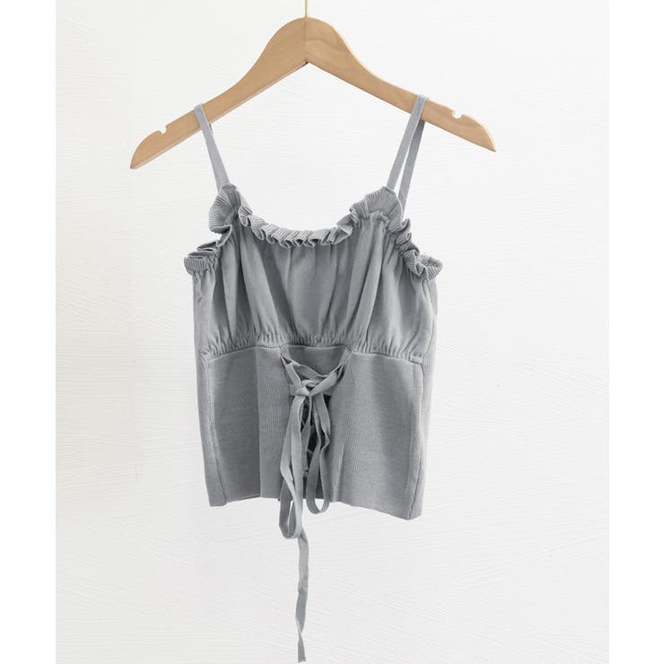 レースアップニットキャミソールレディース | SUNSHINE CLOSET | 詳細画像16 