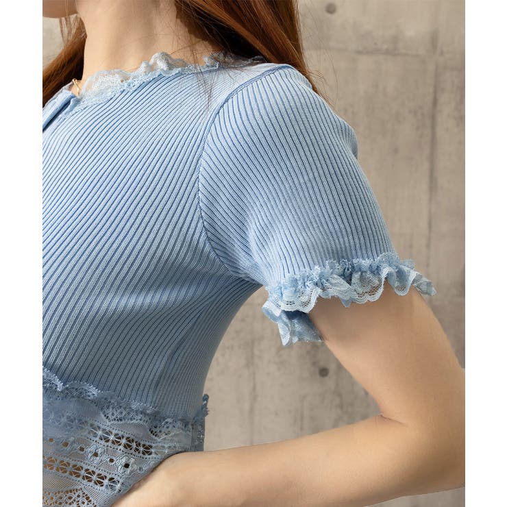 フリルショートカーディガン レースニット | SUNSHINE CLOSET | 詳細画像17 