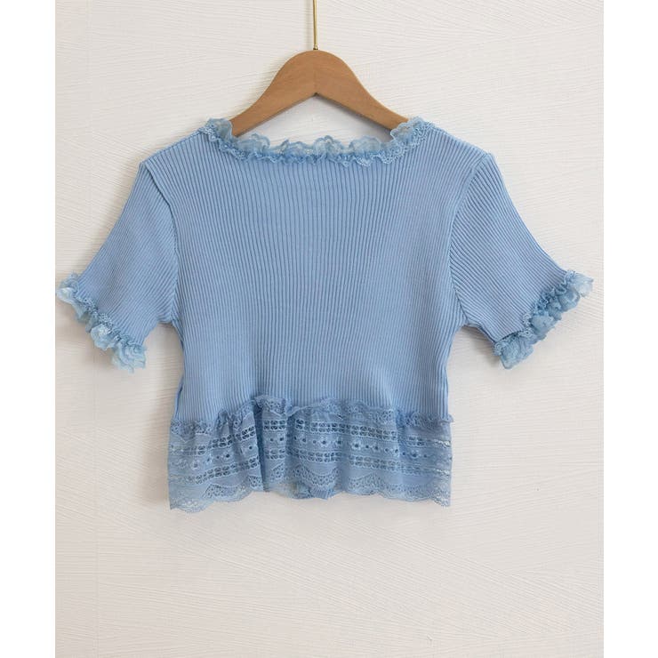 フリルショートカーディガン レースニット | SUNSHINE CLOSET | 詳細画像19 