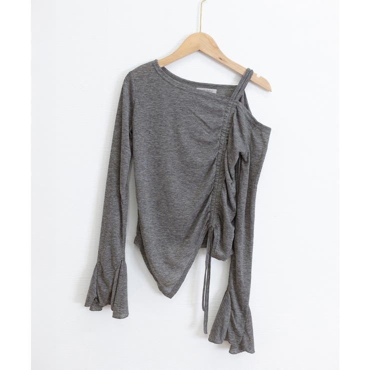 ワンオフショルダーTシャツギャザー 長袖 | SUNSHINE CLOSET | 詳細画像24 