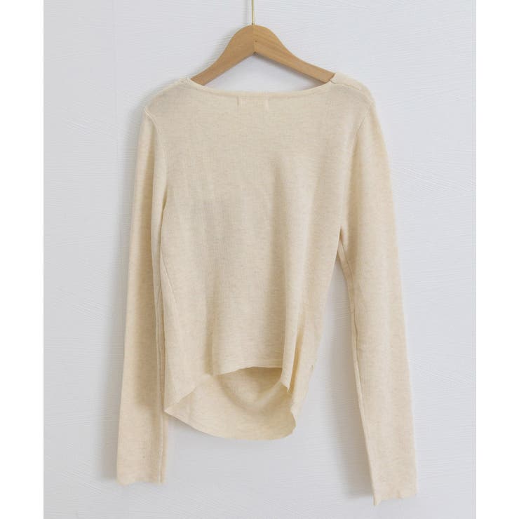 長袖ドレープニットトップス Vネック秋冬 | SUNSHINE CLOSET | 詳細画像20 