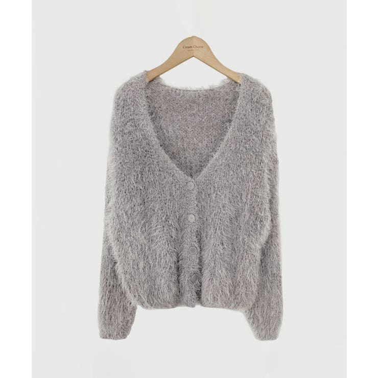 シャギーニットカーディガン モヘアタッチ | SUNSHINE CLOSET | 詳細画像23 