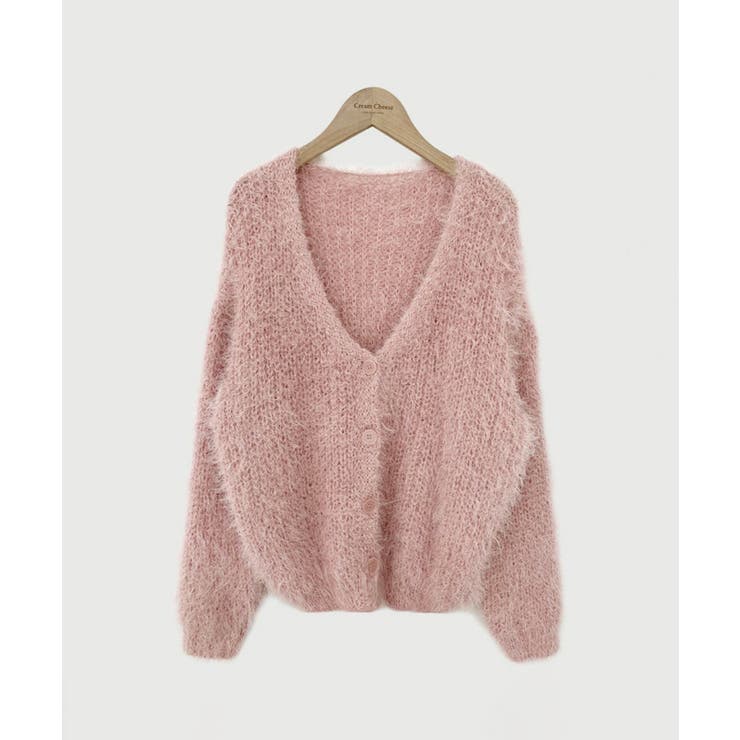 シャギーニットカーディガン モヘアタッチ | SUNSHINE CLOSET | 詳細画像24 